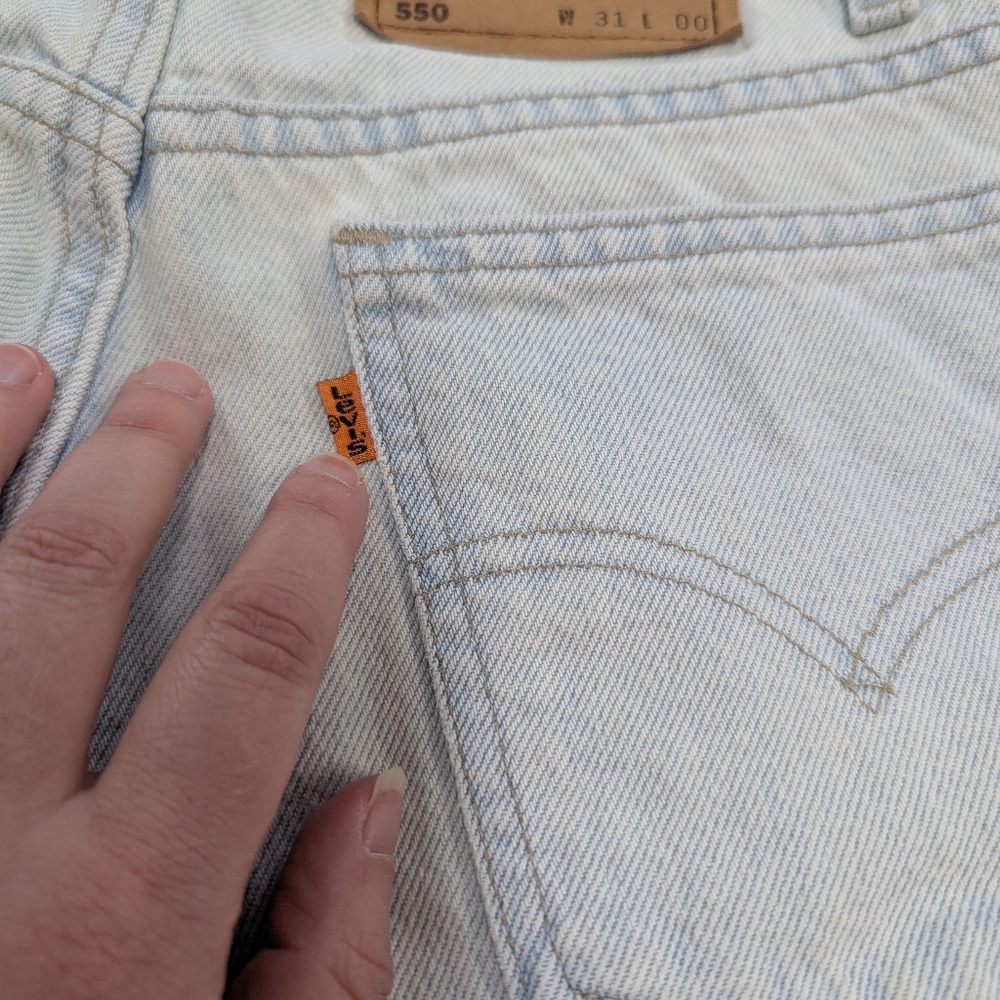 Levis 550 Vintage Orange Tab Short - Picture 3 of 12